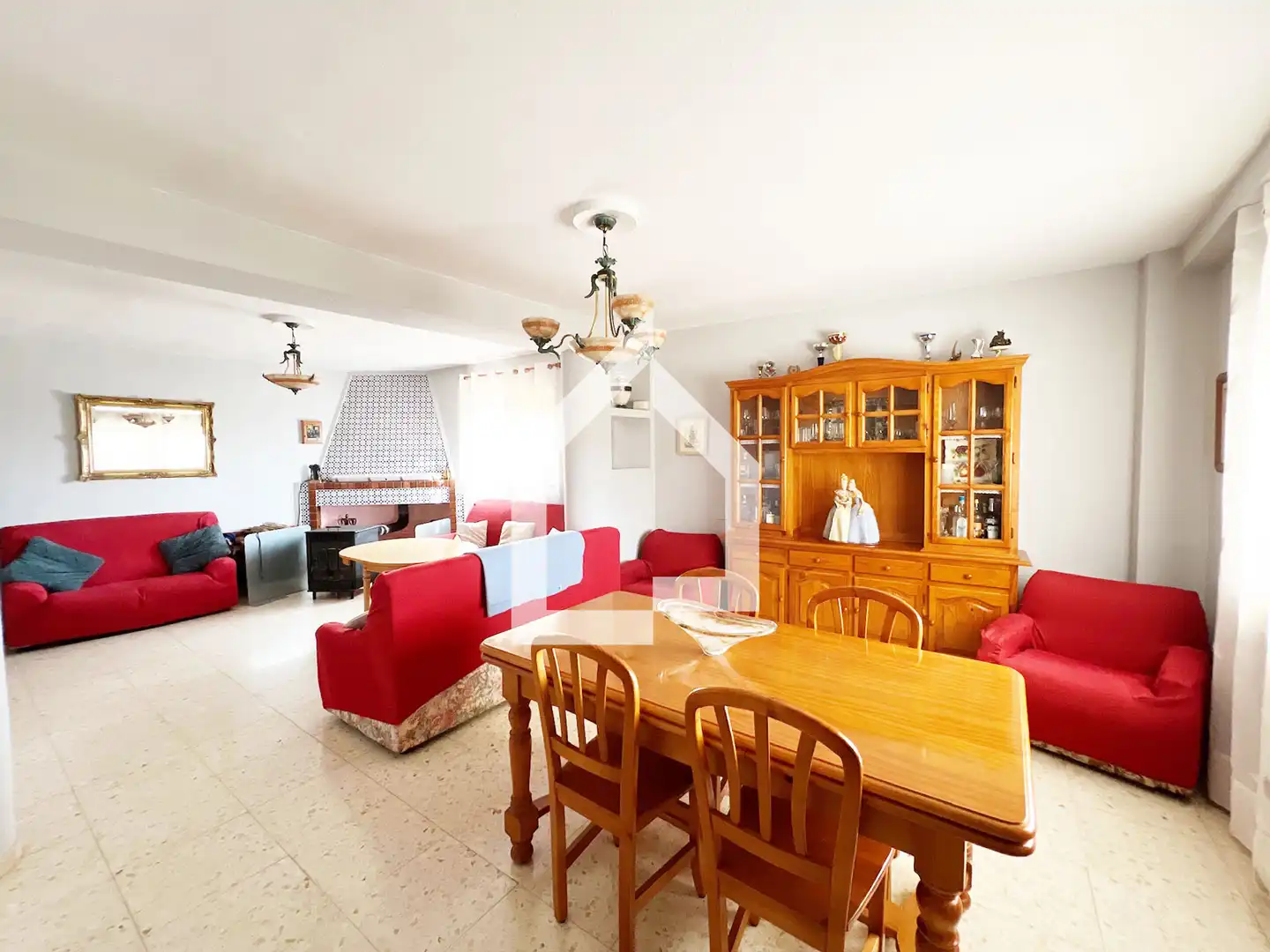 Sala de estar de Casa o chalet en venta en Tibi con Jardín privado, Terraza y Trastero