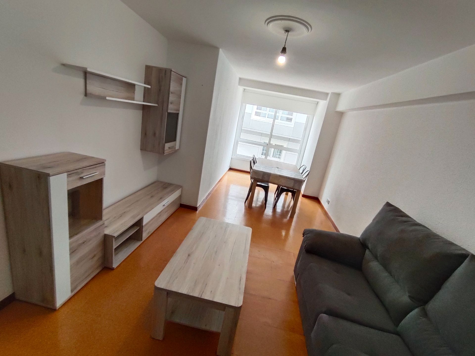 Sala de estar de Piso de alquiler en A Coruña Capital  con Amueblado, Horno y Lavadora