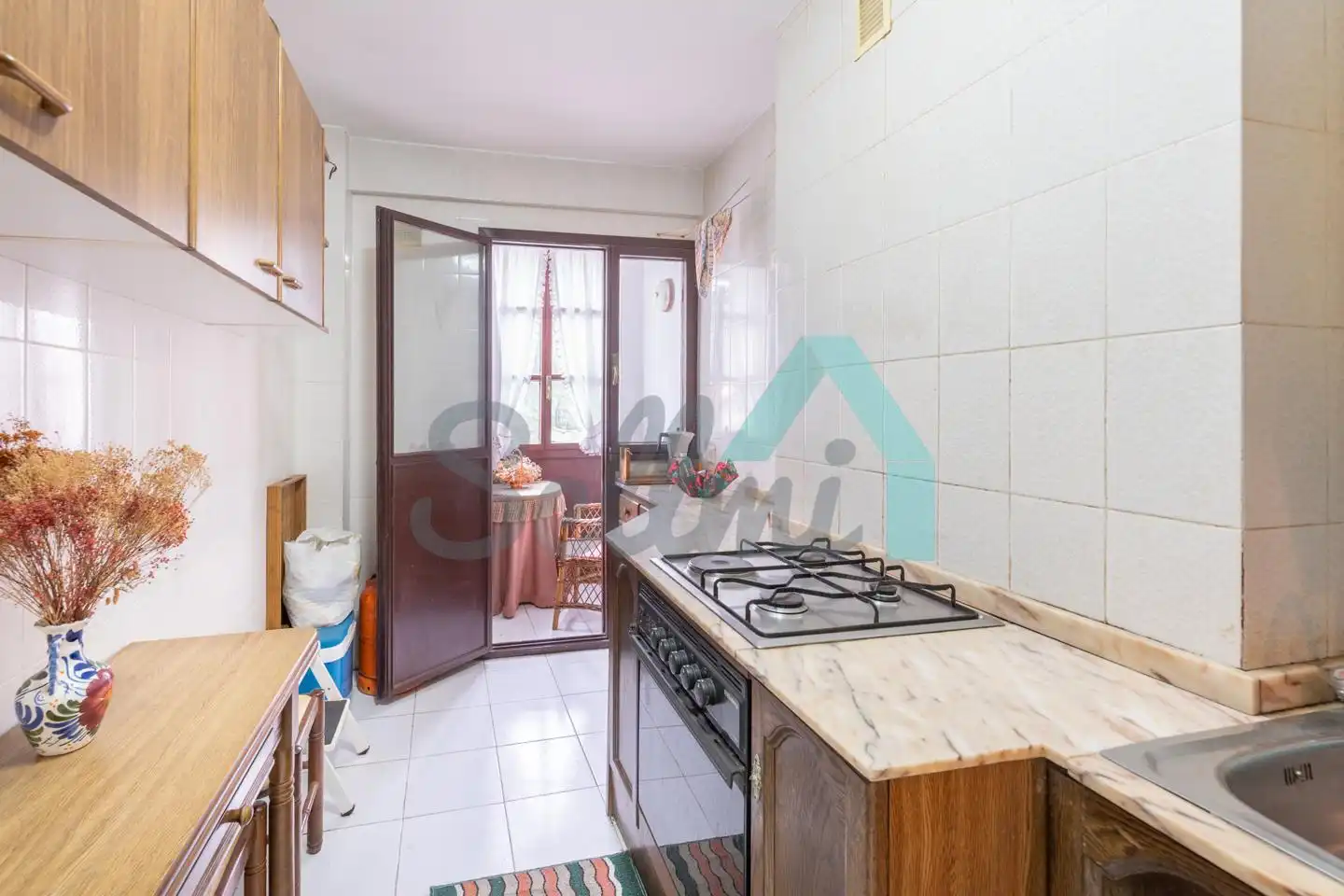 Kitchen of Flat for sale in Belmonte de Miranda  with Heating and Terrace