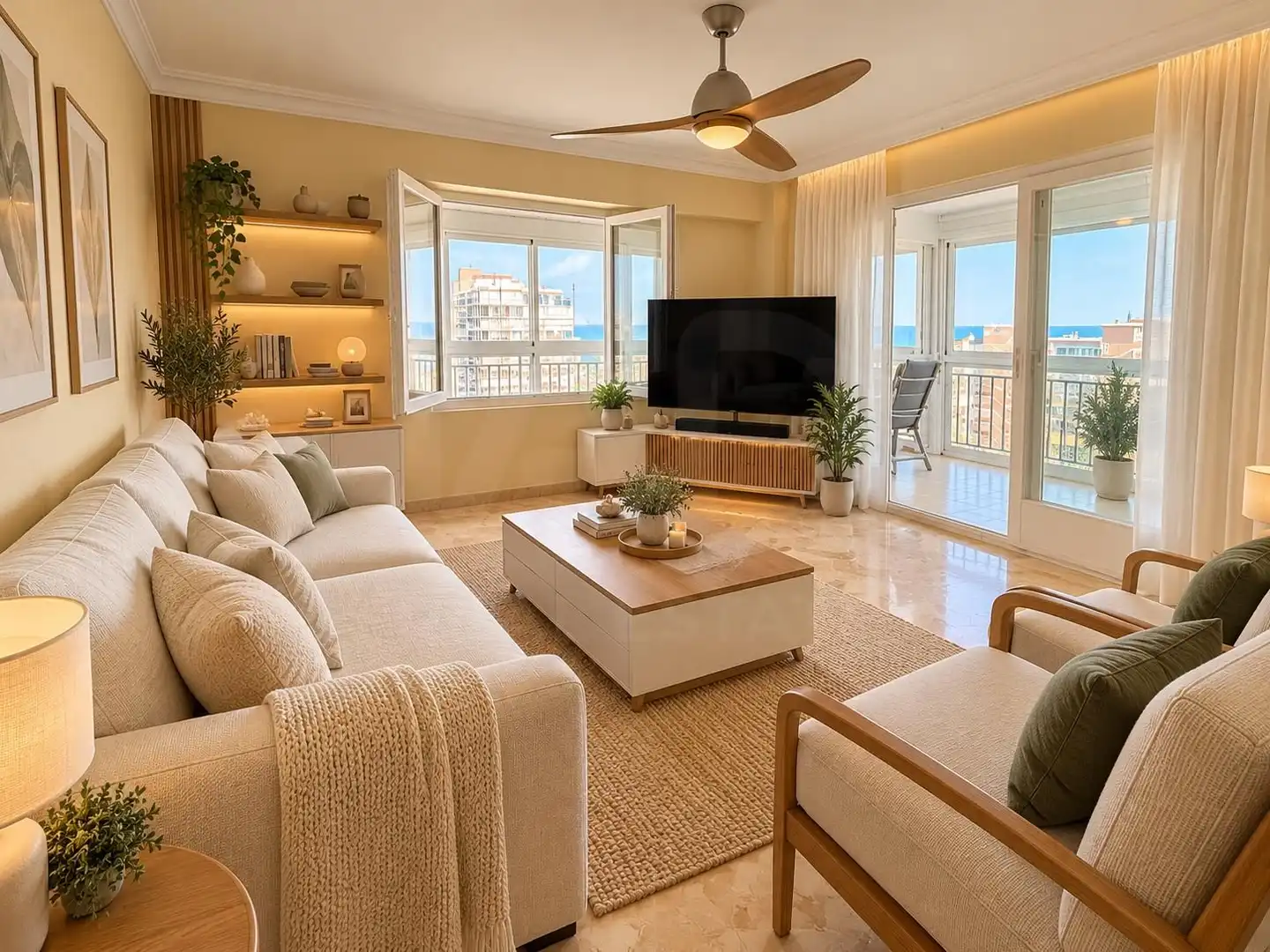 Sala d'estar de Pis en venda en Playa de San Juan - El Cabo de las Huertas