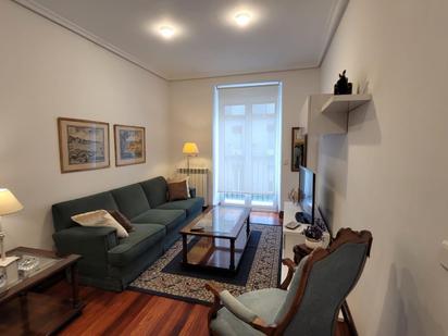 Living room of Flat to rent in Donostia - San Sebastián   with Heating, Furnished and Balcony