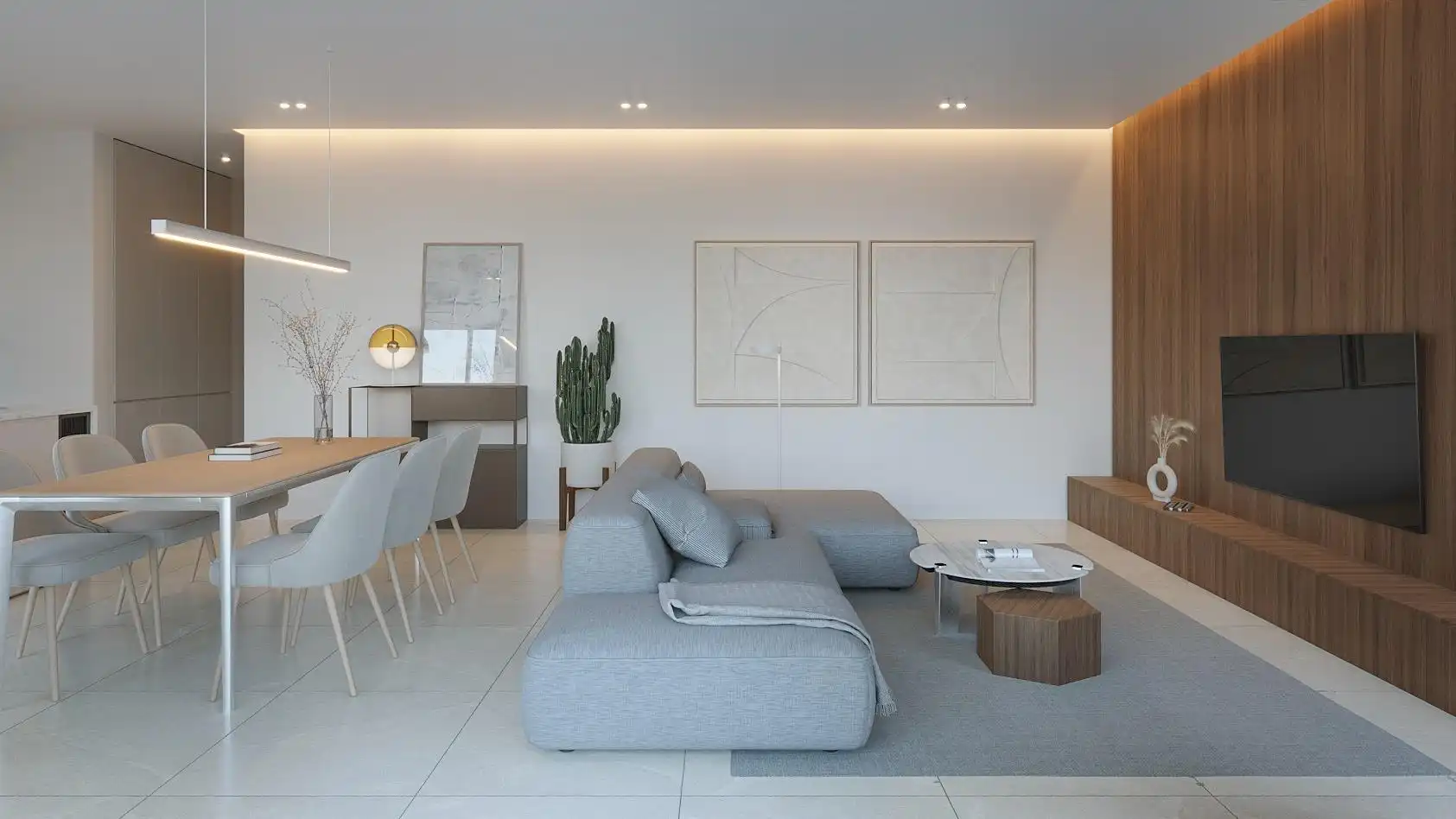 Sala d'estar de Apartament en venda en La Nucia amb Aire condicionat, Jardí privat i Terrassa