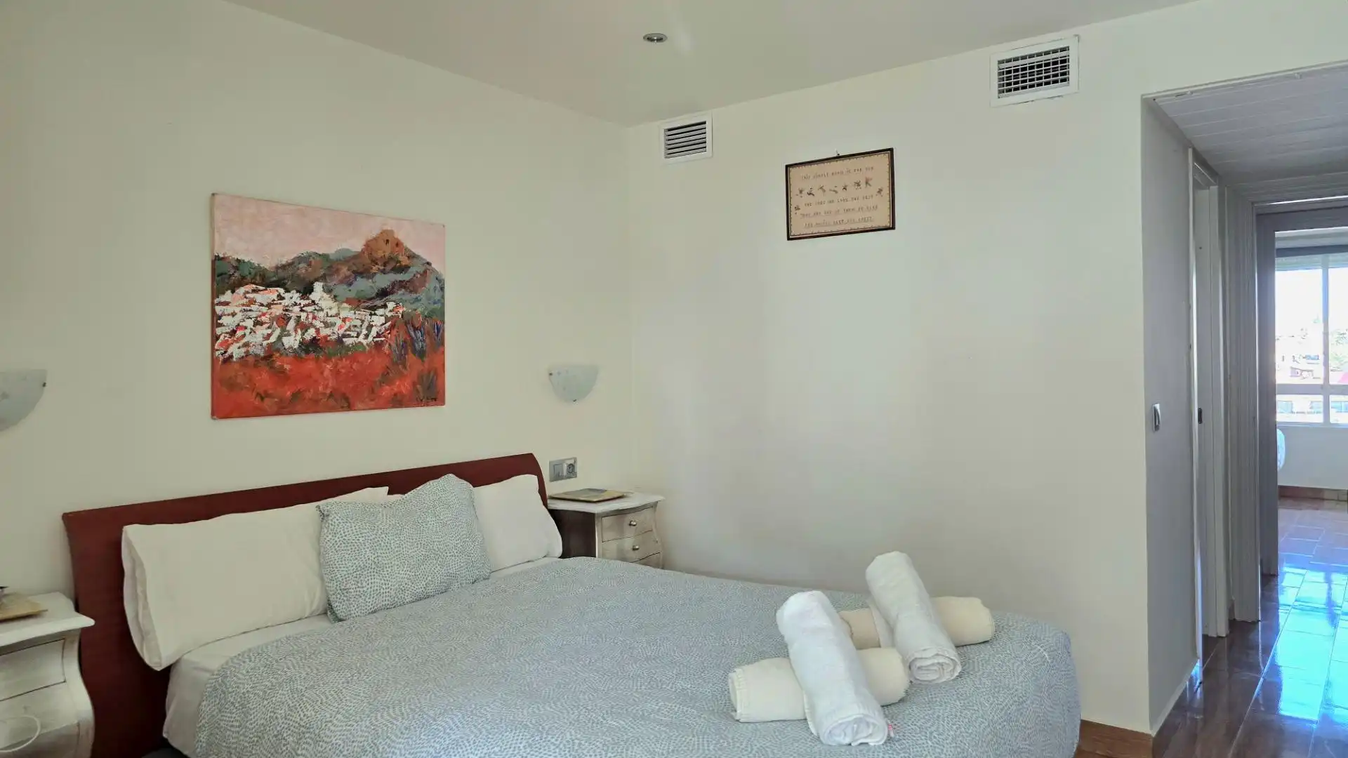 Schlafzimmer von Wohnungen zum Verkauf in Torremolinos mit Privatgarten, Möbliert und Gemeinschaftspool