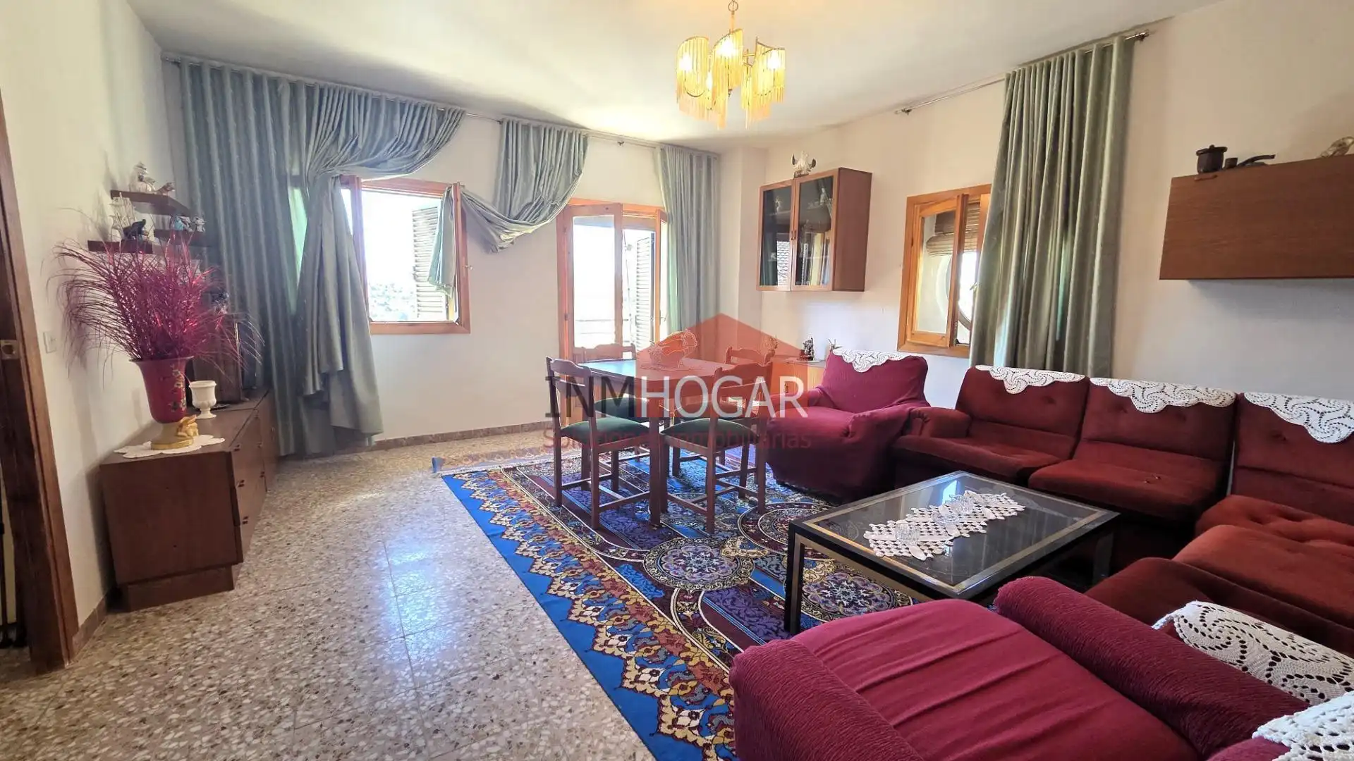 Sala de estar de Casa o chalet en venta en San Juan de la Nava con Terraza y Amueblado