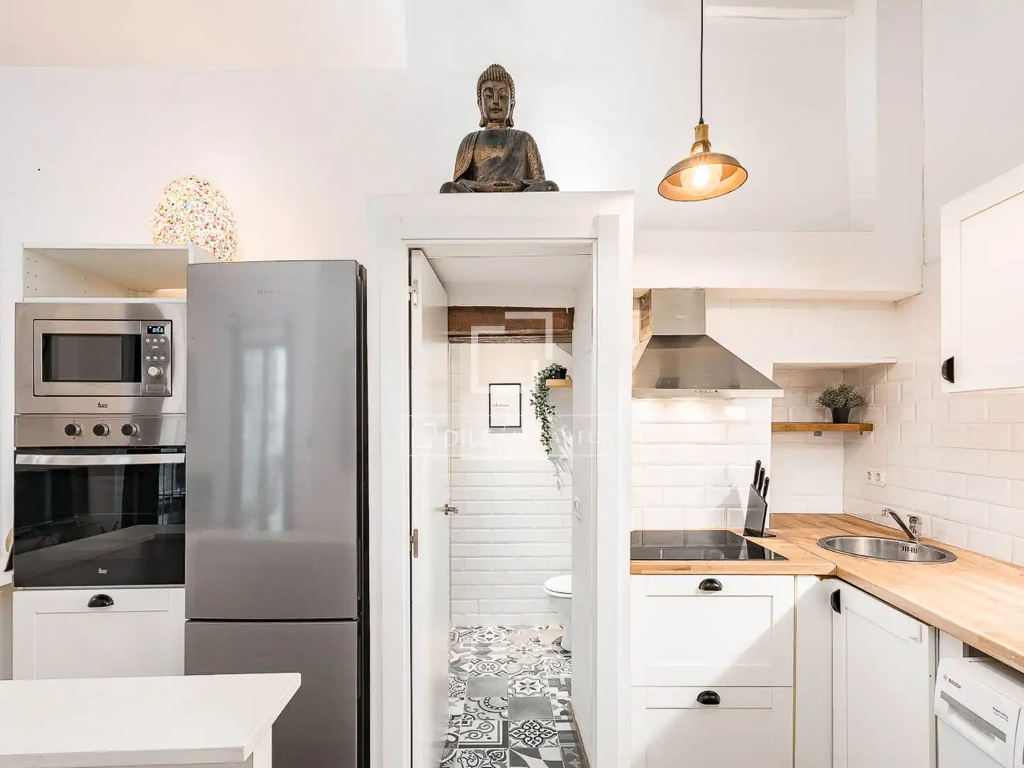 Cocina de Piso en venta en Barcelona con Aire acondicionado, Parquet y Amueblado