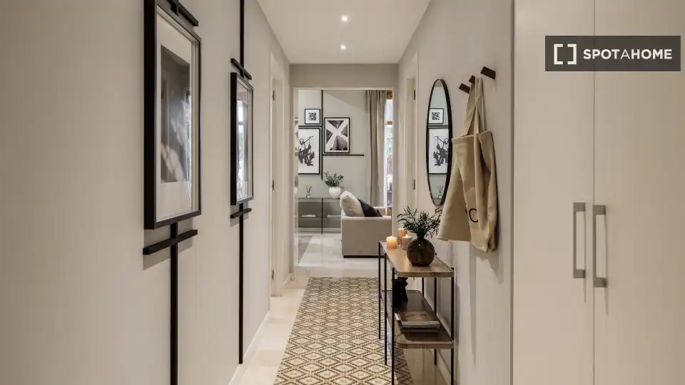 Apartament per a compartir en Barcelona amb Aire condicionat, Terrassa i Moblat