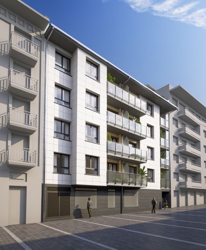 Exterior view of Flat for sale in Legazpi  with Heating, Terrace and Balcony