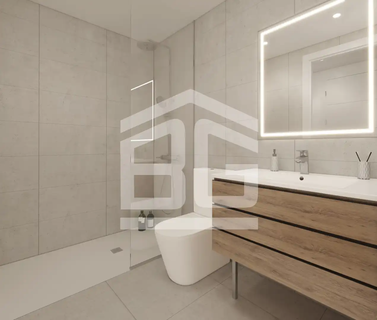Bathroom of Duplexes for sale in Les Franqueses del Vallès  with Air Conditioner, Heating and Terrace