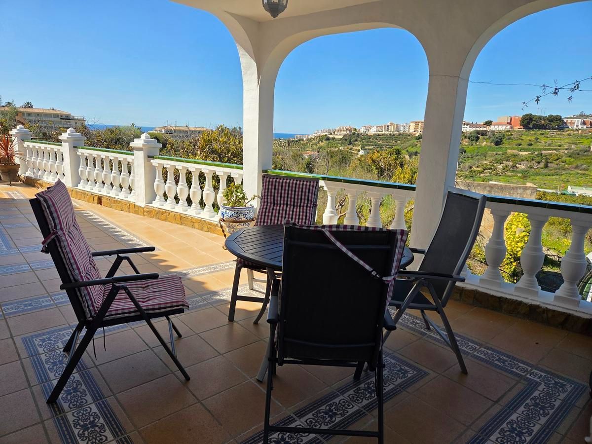 Terraza de Casa o chalet de alquiler en Torrox con Aire acondicionado, Calefacción y Jardín privado