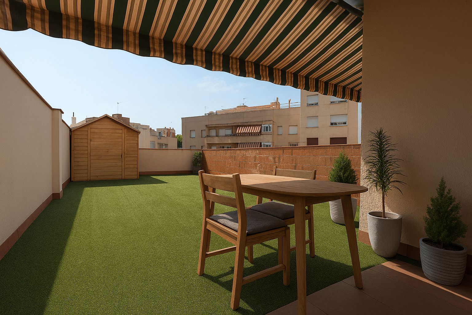 Terrace of Flat for sale in  Barcelona Capital  with Heating, Terrace and Oven