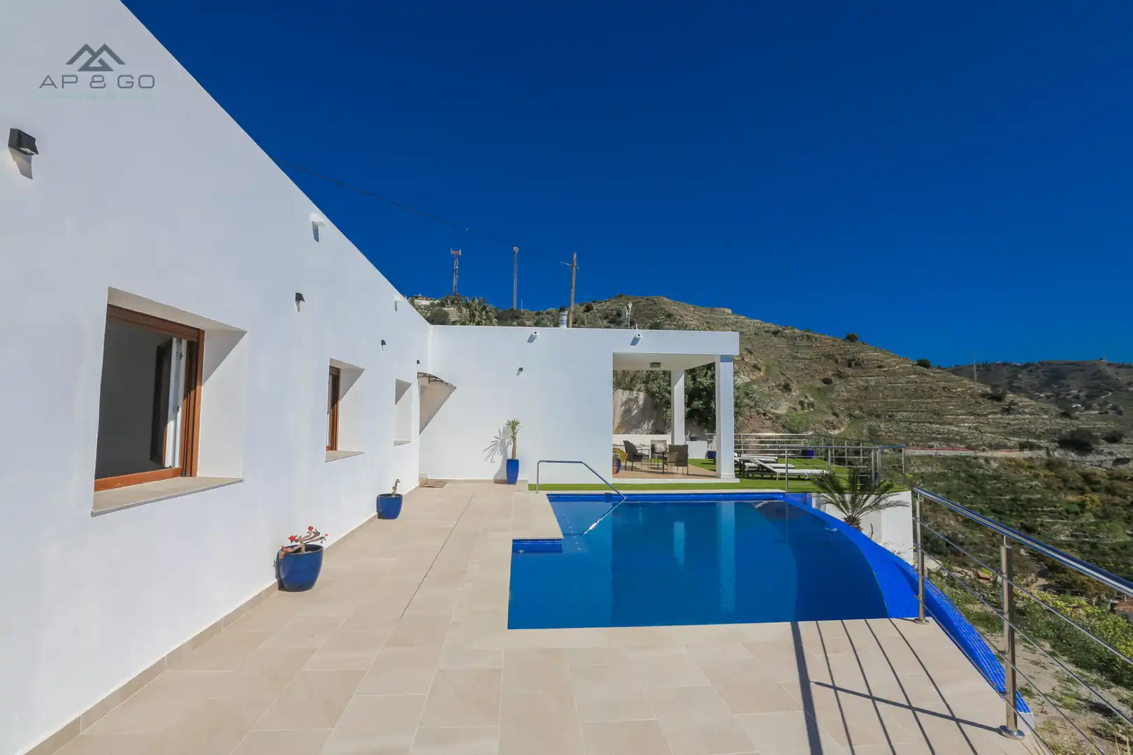 Terrassa de Casa o xalet de lloguer en Almuñécar amb Aire condicionat, Jardí privat i Terrassa