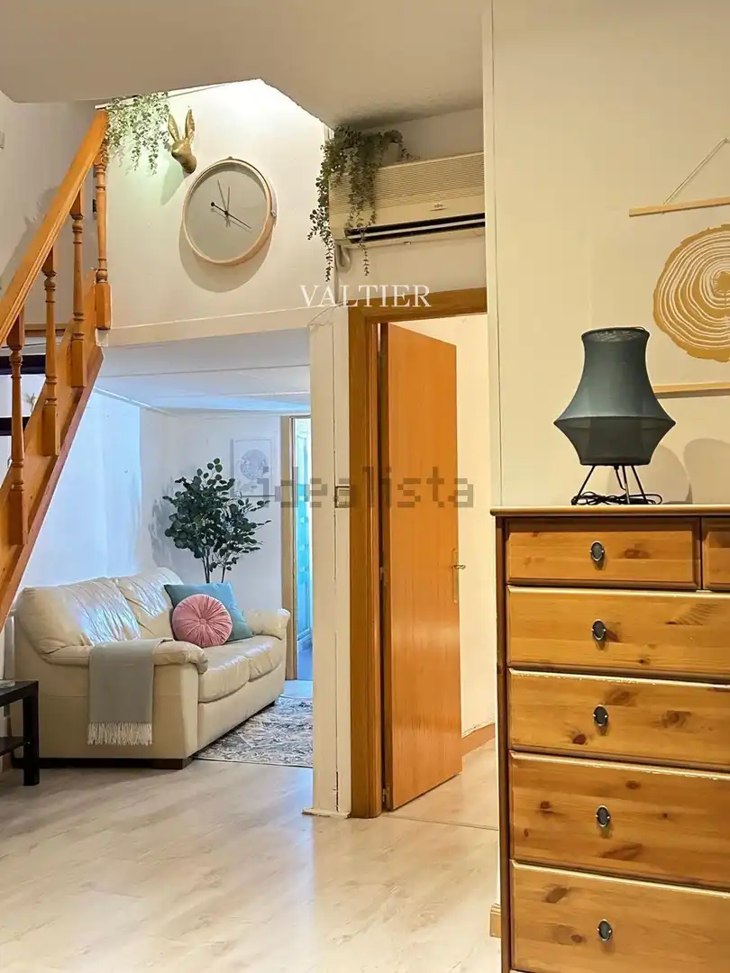 Schlafzimmer von Wohnung zur Miete in  Madrid Capital mit Klimaanlage und Möbliert