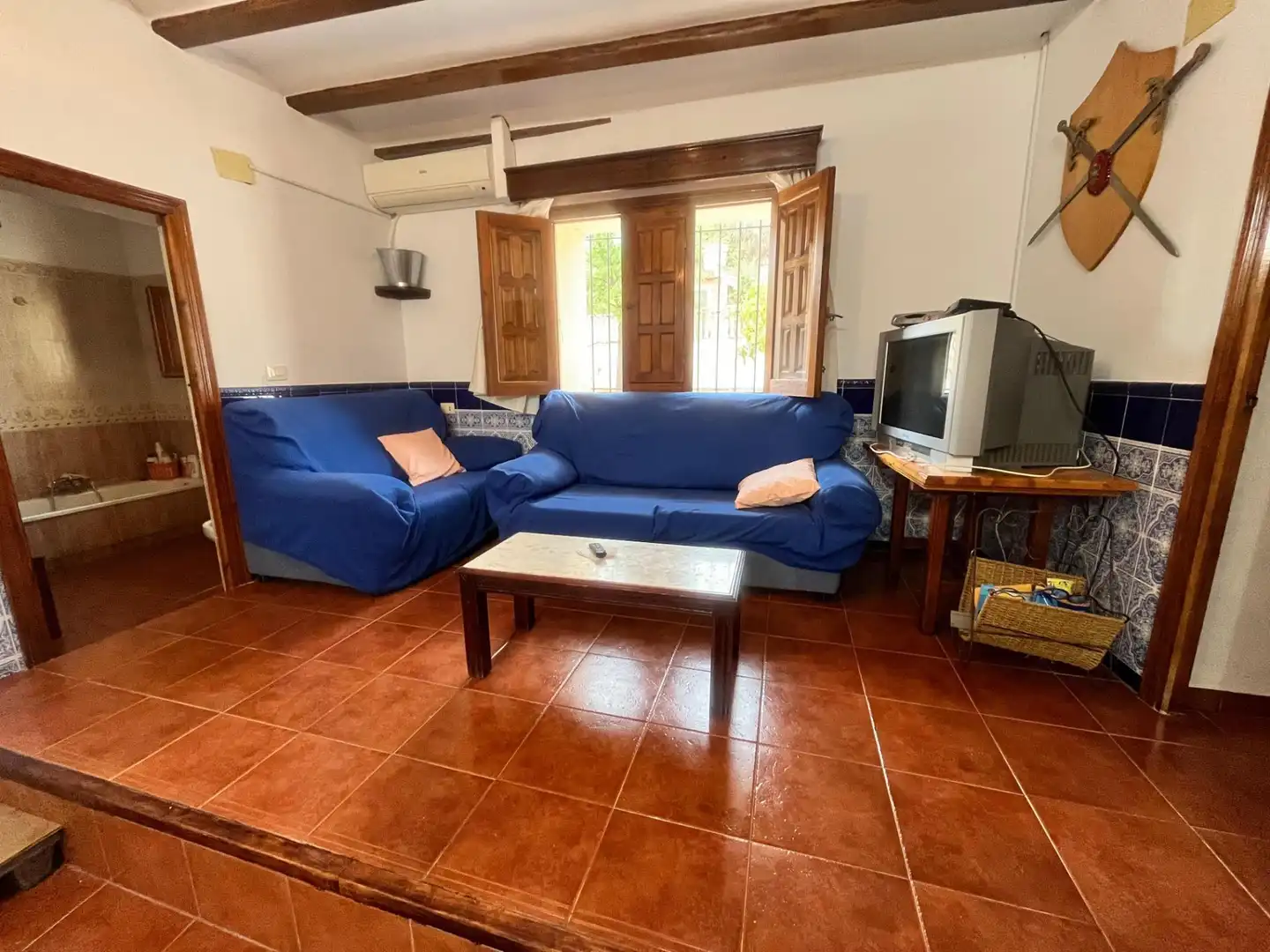 Sala de estar de Finca rústica en venta en Cehegín