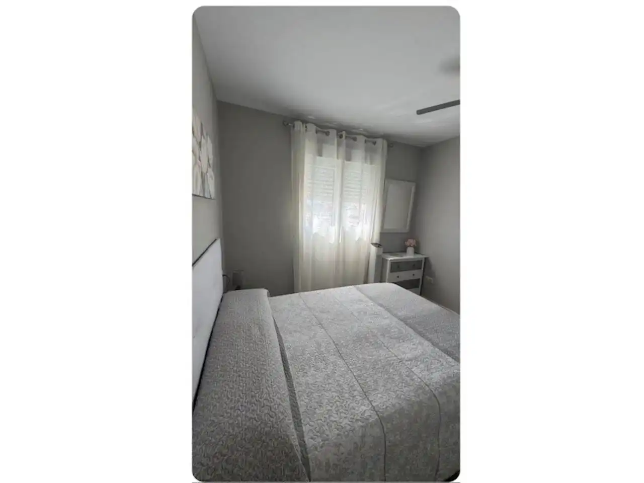 Bedroom of Flat for rent in Roquetas de Mar  with Air Conditioner, Terrace and Furnished