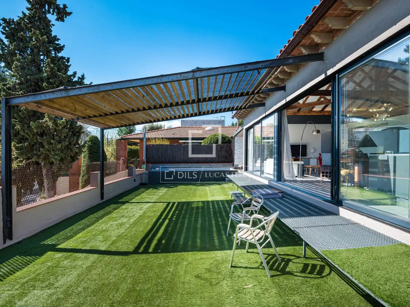 Terraza de Casa o chalet en venta en Cerdanyola del Vallès con Aire acondicionado, Calefacción y Jardín privado