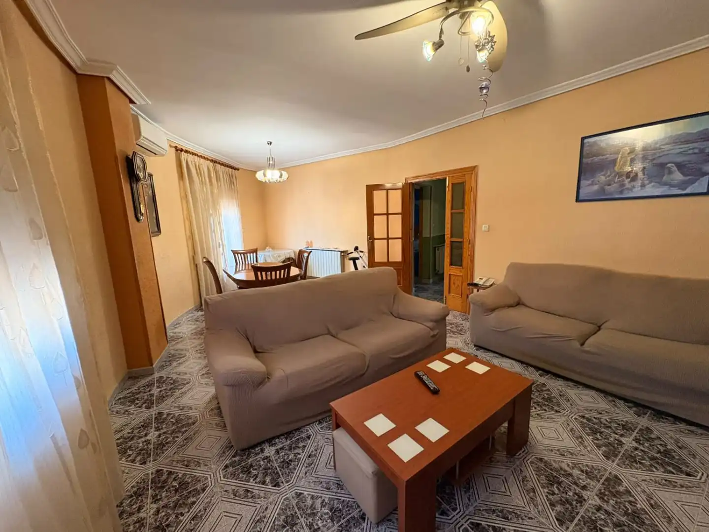 Sala d'estar de Casa o xalet en venda en Manzanares amb Aire condicionat i Calefacció