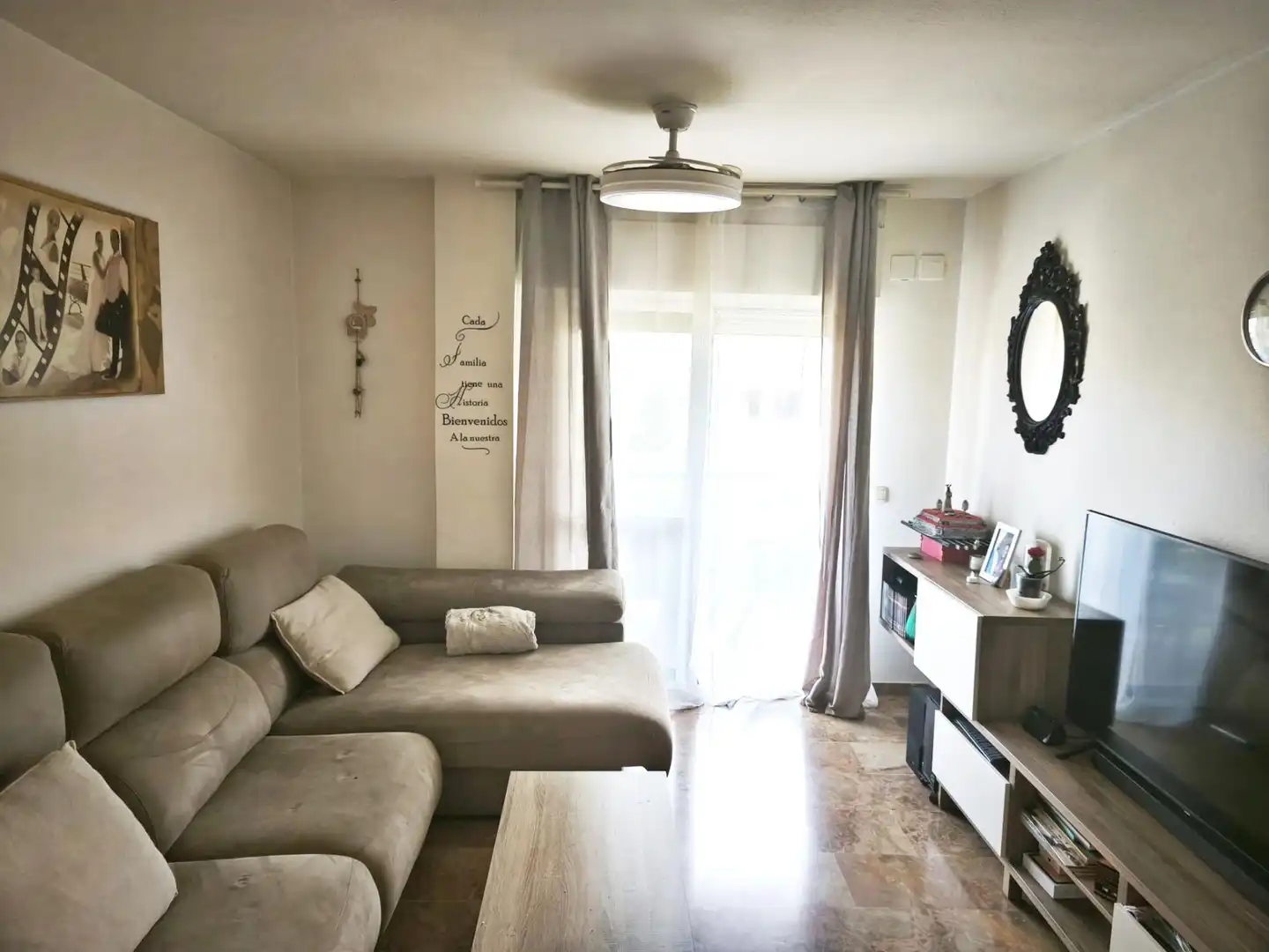 Sala d'estar de Pis en venda en Málaga amb Aire condicionat, Calefacció i Jardí privat