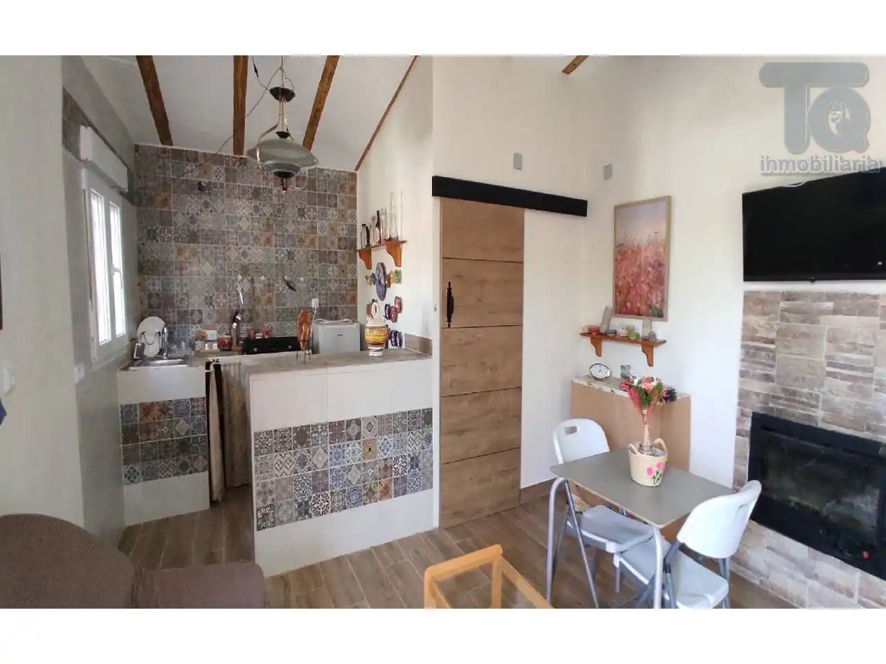 Cocina de Finca rústica en venta en Albatana con Jardín privado y Terraza