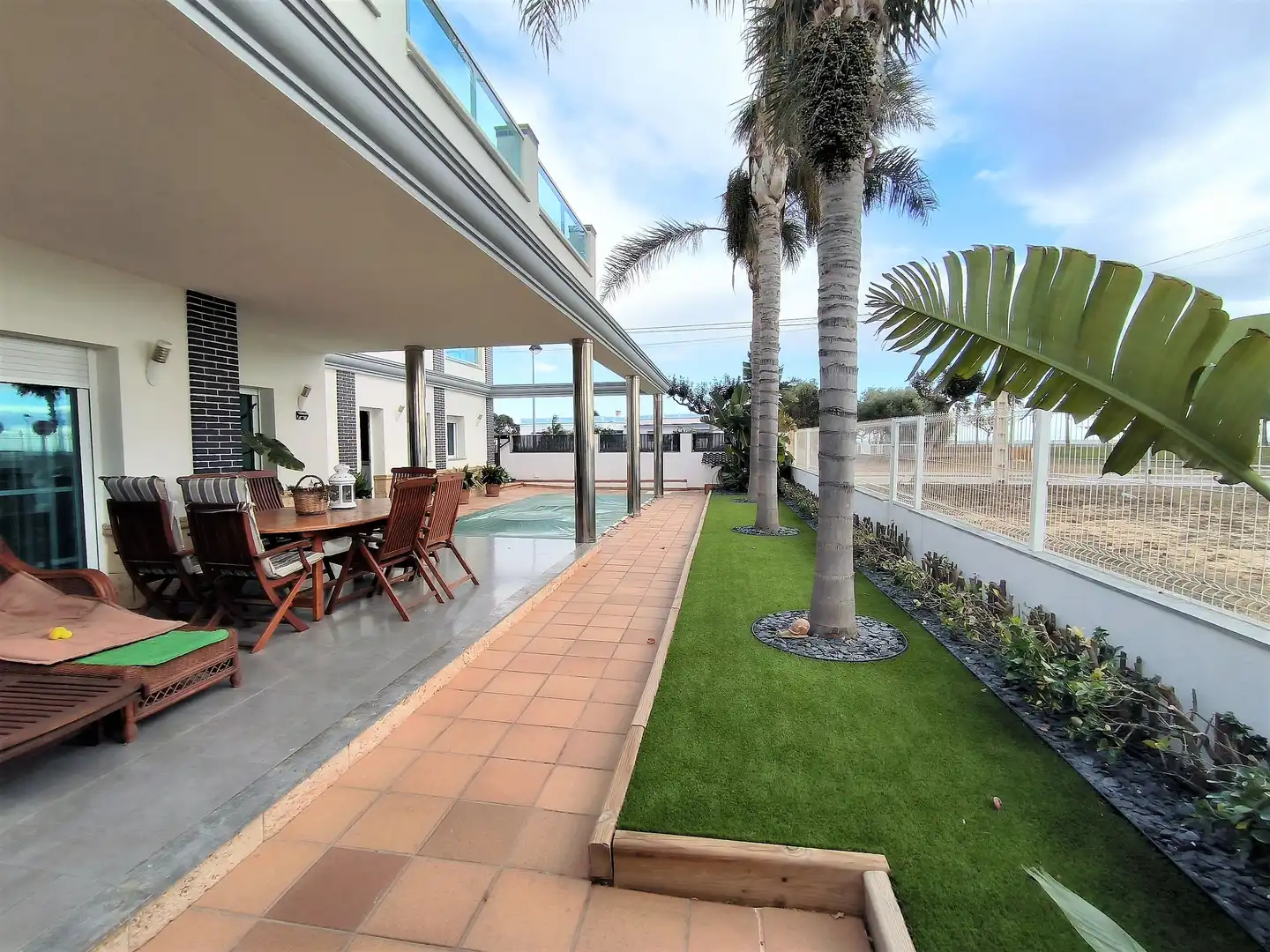 Terraza de Casa o chalet en venta en Alcanar con Aire acondicionado, Jardín privado y Terraza