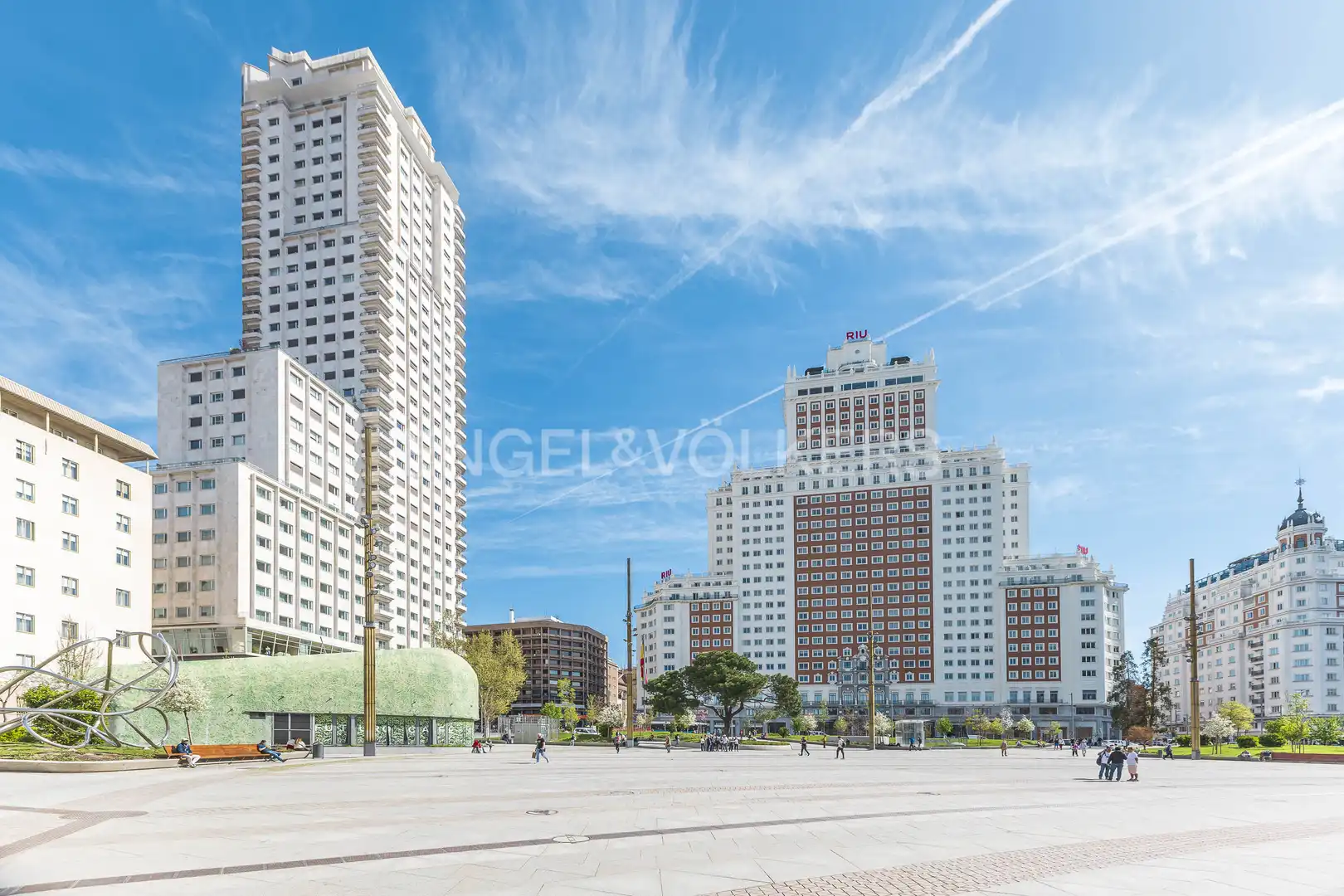 Exterior view of Flat for rent in Madrid  with Air Conditioner, Heating and Private garden