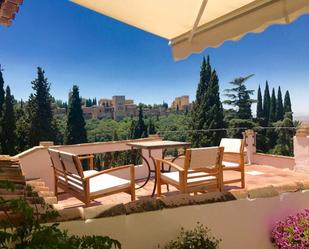 Garden of House or chalet for sale in  Granada Capital  with Air Conditioner, Heating and Terrace