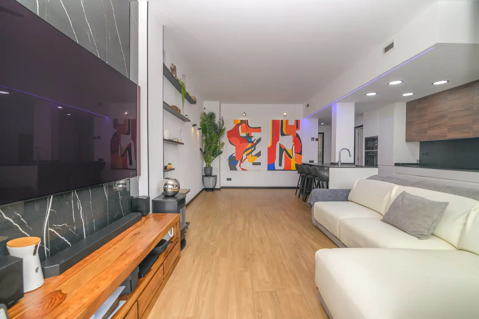 Living room of Flat for sale in Viladecans  with Air Conditioner, Heating and Private garden