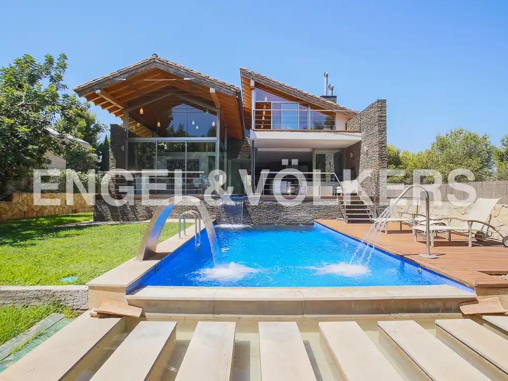 Piscina de Casa o chalet de alquiler en Bétera con Aire acondicionado, Calefacción y Jardín privado