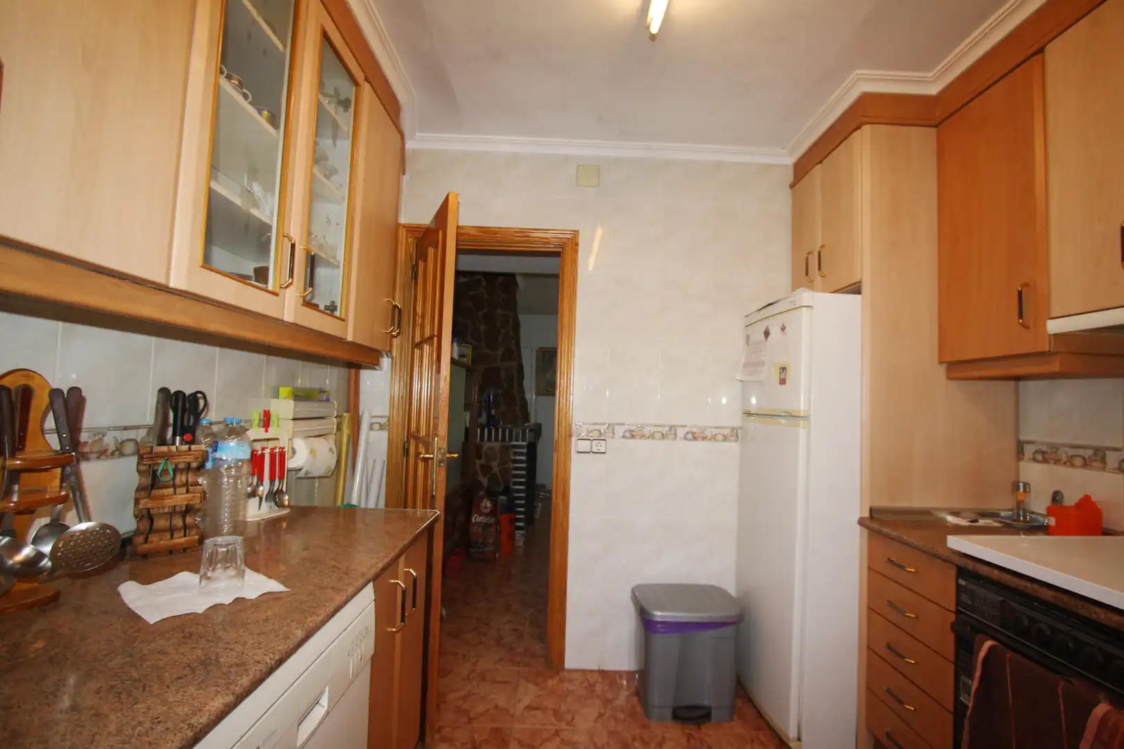 Cuina de Casa o xalet en venda en Albacete amb Aire condicionat, Jardí privat i Terrassa