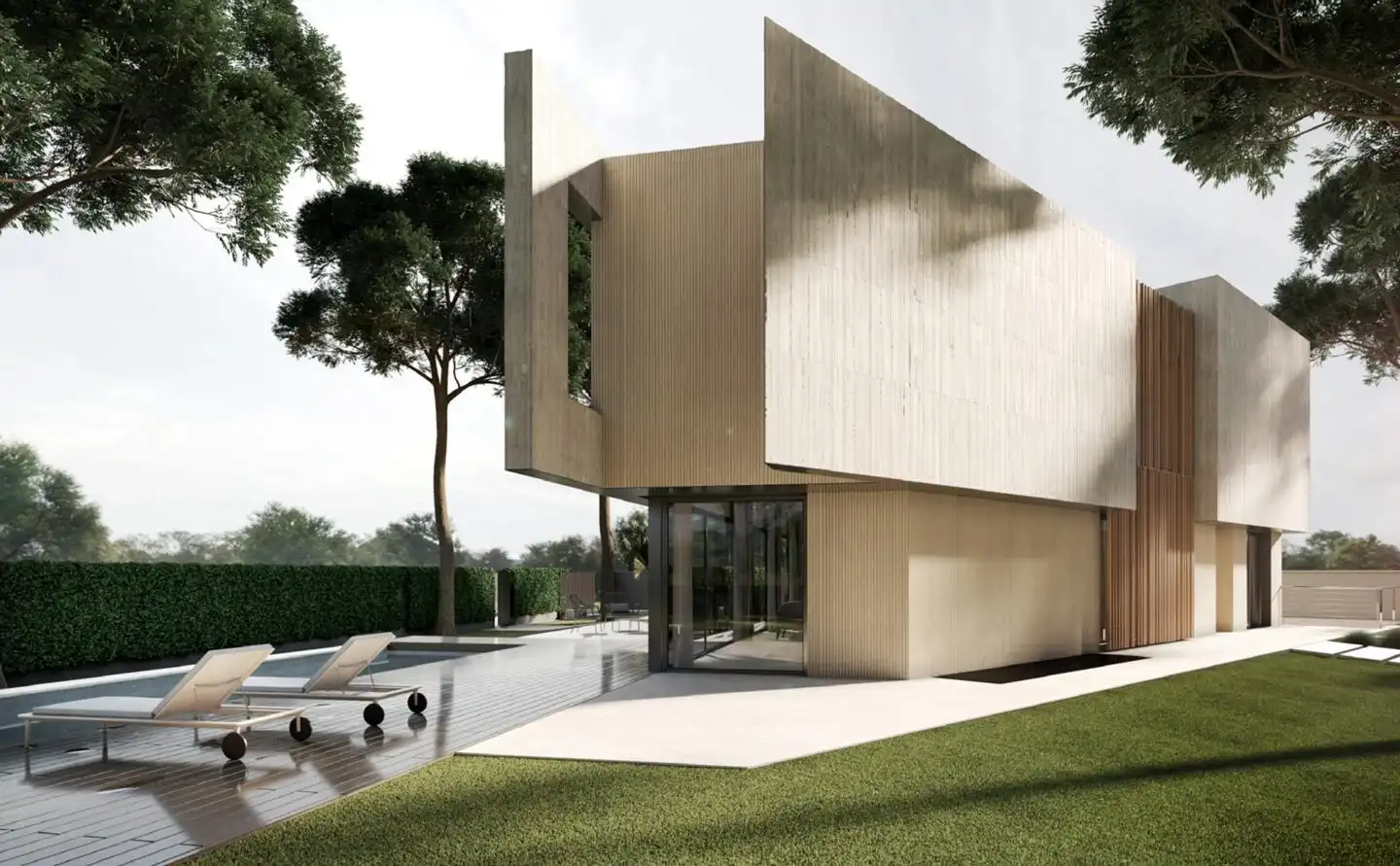 Exterior view of Houses for sale in Castelldefels  with Air Conditioner, Heating and Private garden