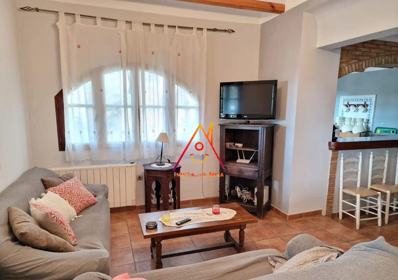 Sala de estar de Casa o chalet de alquiler en Tàrbena con Jardín privado, Terraza y Amueblado