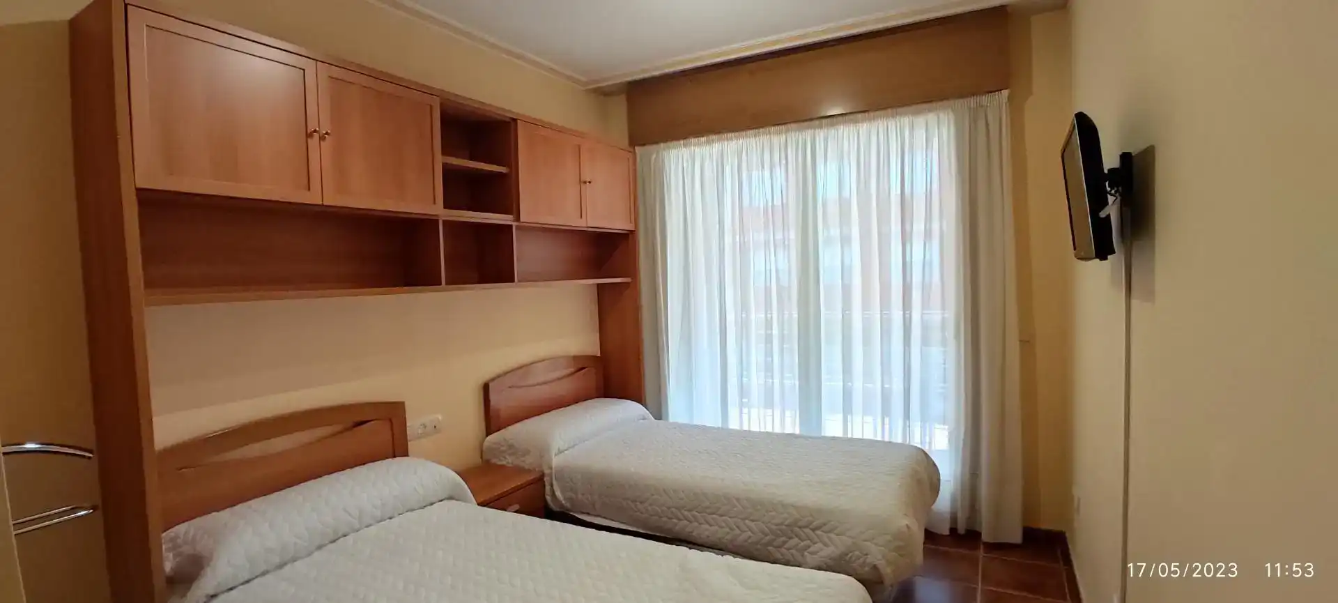 Dormitori de Apartament de lloguer en Sanxenxo pueblo