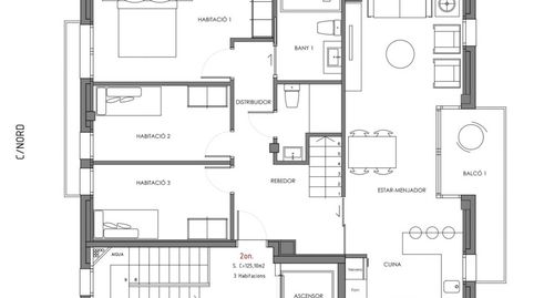 Foto 5 de Dúplex en venta en Calle Nord, Casc Antic, Ripollet