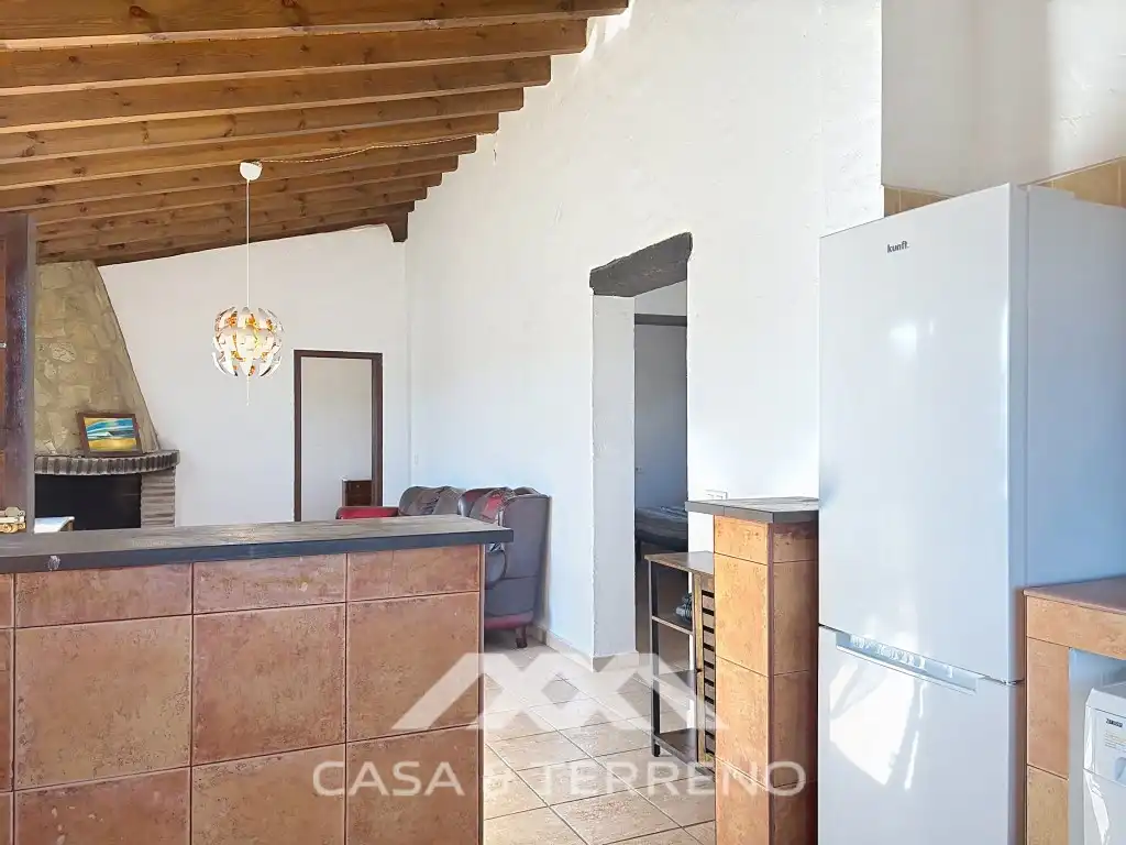 Cuina de Casa o xalet de lloguer en Almáchar amb Aire condicionat, Terrassa i Rentadora