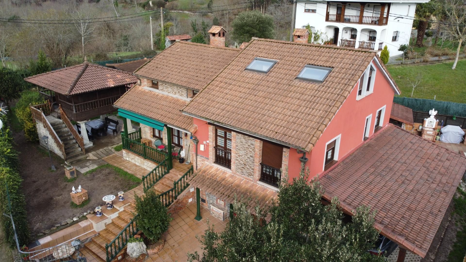 Exterior view of House or chalet for sale in Peñamellera Alta  with Heating, Private garden and Terrace