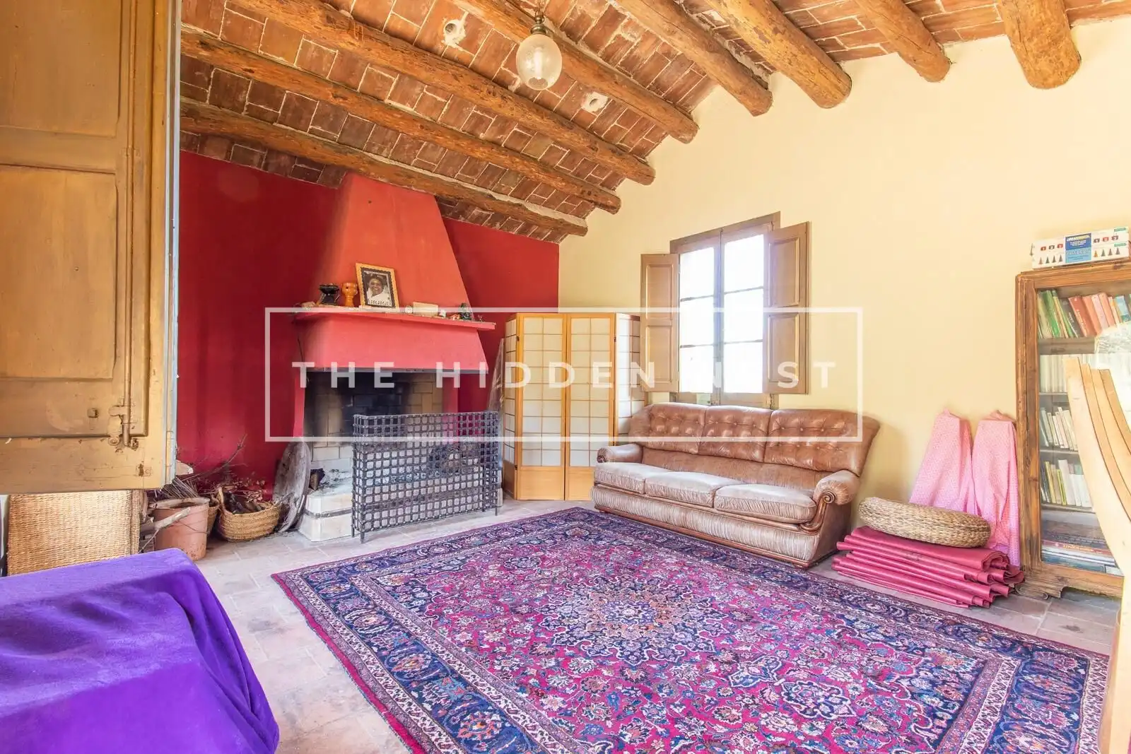 Sala d'estar de Finca rústica en venda en Gelida