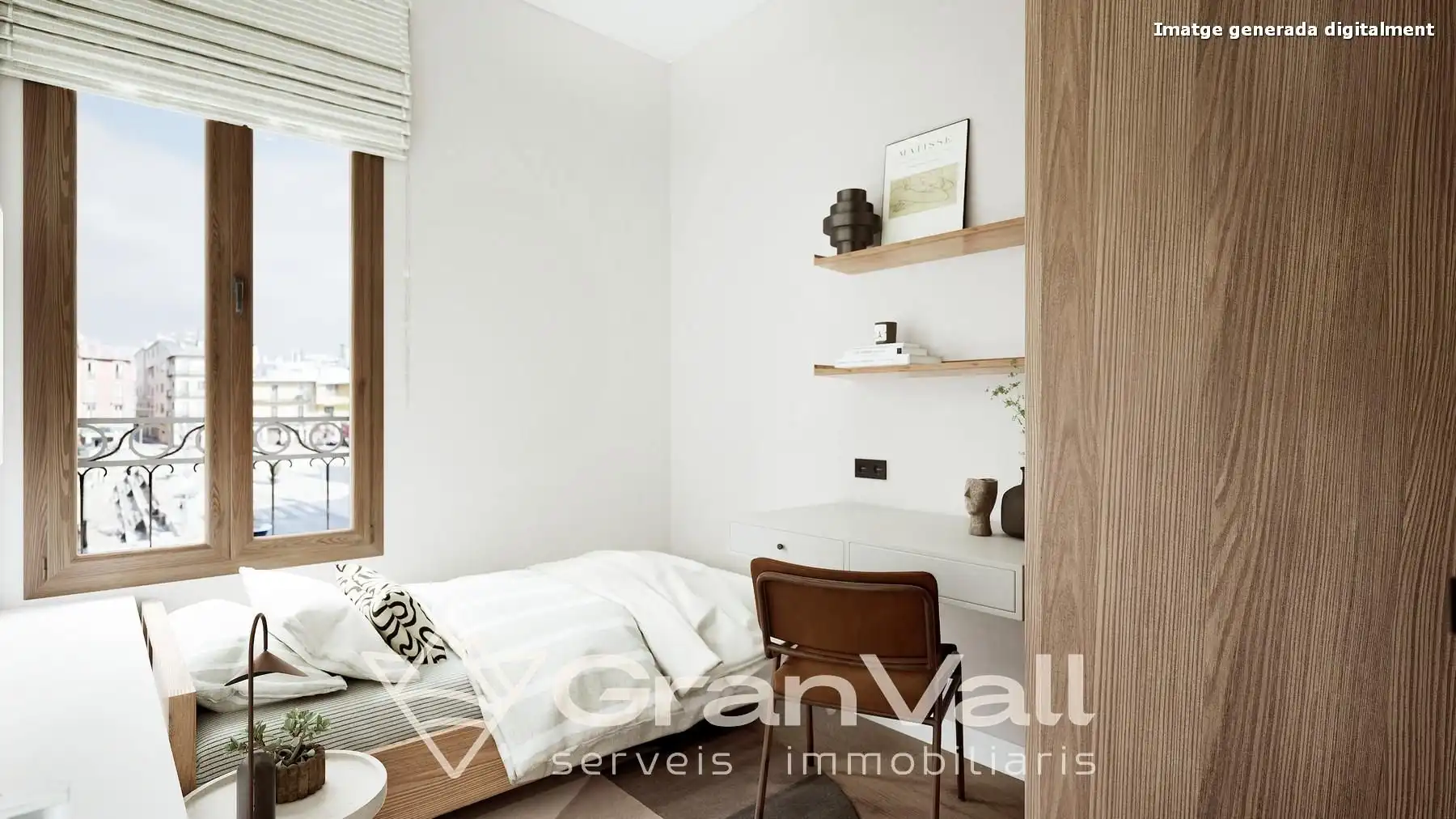 Bedroom of Apartments for sale in Puigcerdà  with Heating, Parquet flooring and Storage room