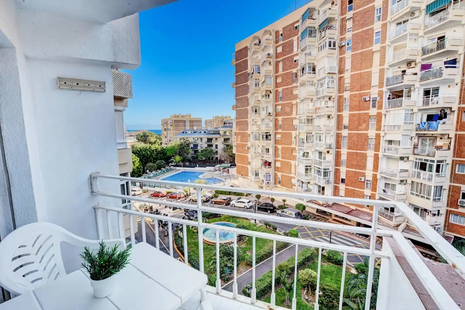 Terraza de Apartamento en venta en Benalmádena con Calefacción, Jardín privado y Terraza