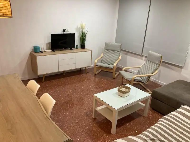 Sala de estar de Piso de alquiler en Vélez-Málaga con Aire acondicionado, Calefacción y Amueblado