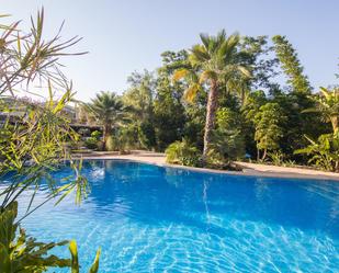 Swimming pool of House or chalet for sale in Aspe  with Air Conditioner, Heating and Private garden