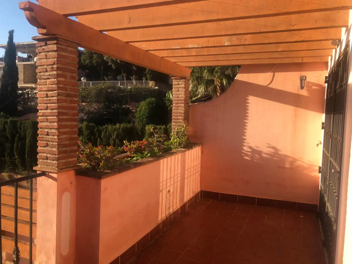 Terraza de Casa adosada en venta en Mijas con Aire acondicionado, Calefacción y Jardín privado