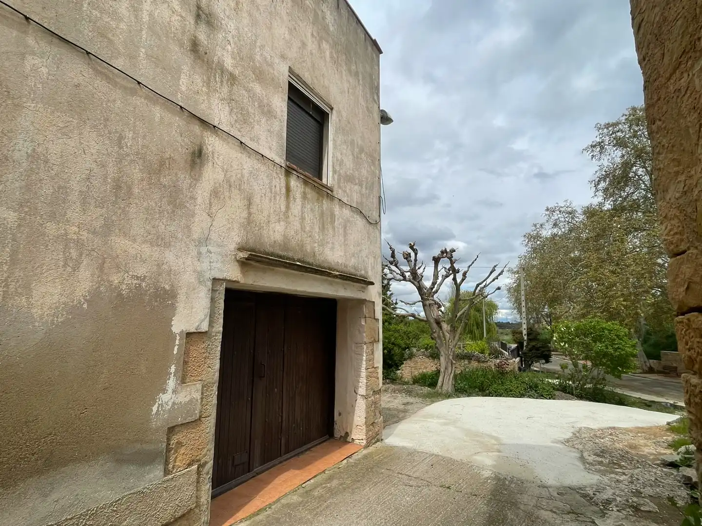Exterior view of Houses for sale in La Pobla de Cérvoles  with Heating, Terrace and Furnished