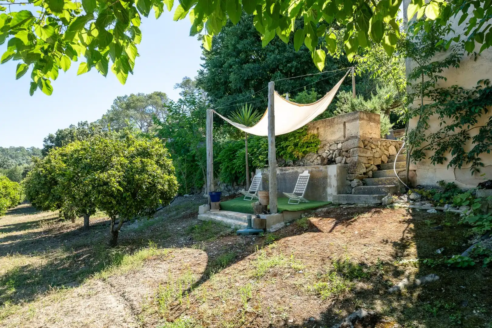 Terraza de Finca rústica en venta en Sant Joan con Jardín privado, Terraza y Trastero