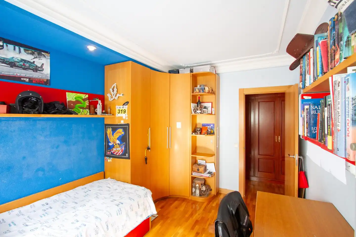 Schlafzimmer von Maisonette zum Verkauf in Villava / Atarrabia mit Klimaanlage, Heizung und Terrasse