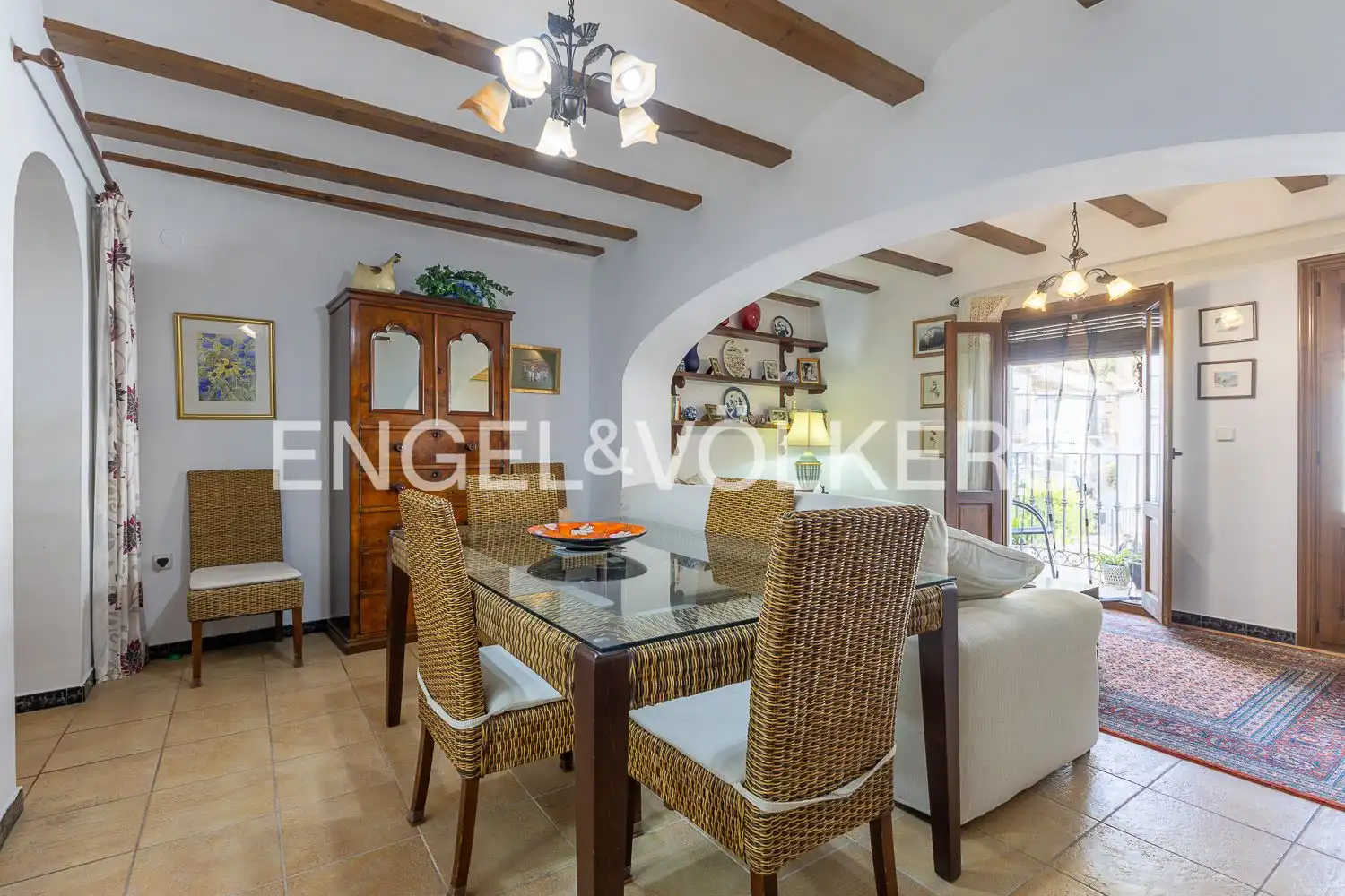Comedor de Piso en venta en L'Atzúbia con Aire acondicionado, Calefacción y Amueblado