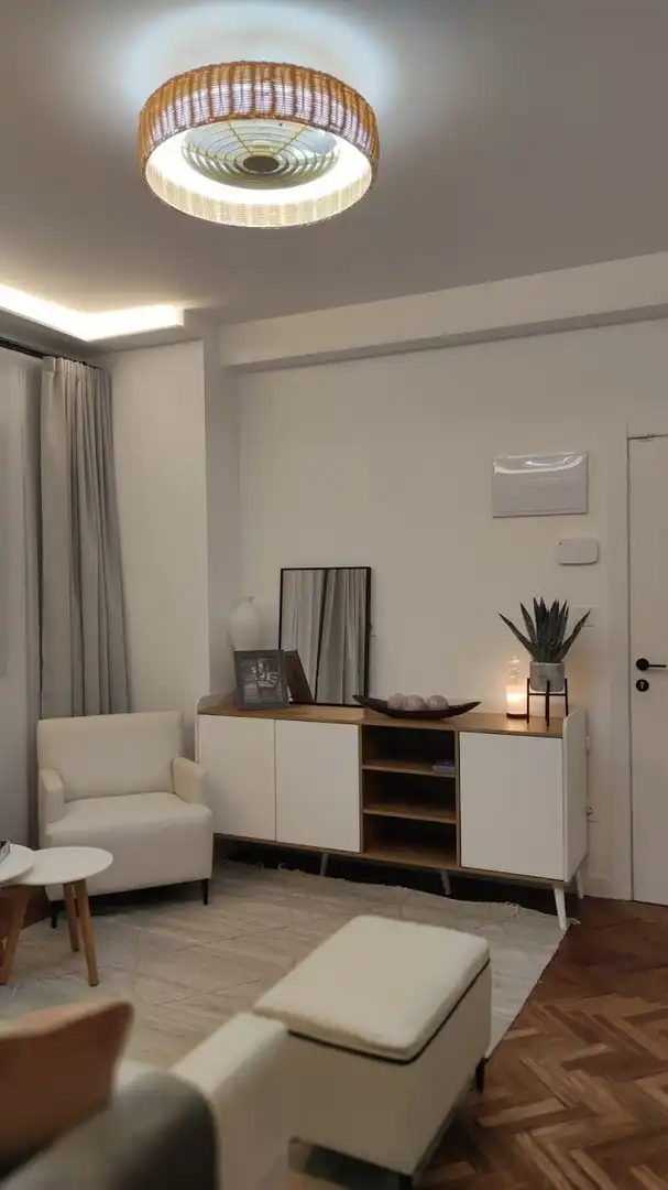 Sala de estar de Apartamento de alquiler en A Coruña Capital  con Calefacción y Amueblado