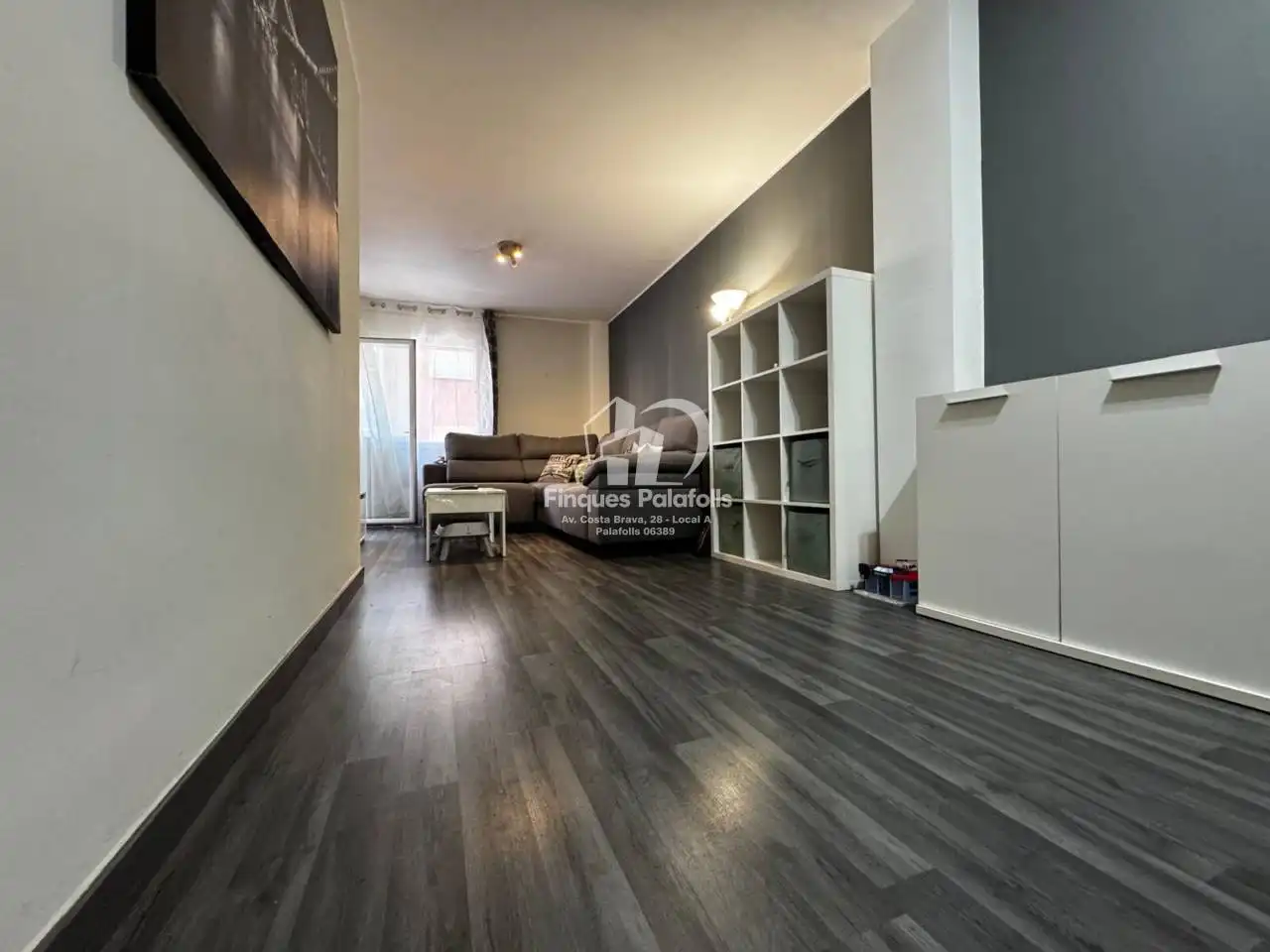 Living room of Flat for sale in Blanes  with Heating, Parquet flooring and Terrace