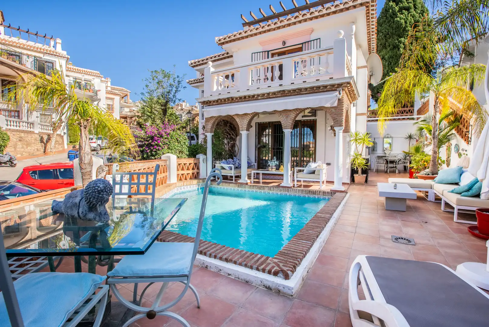 Jardí de Casa o xalet en venda en Mijas amb Aire condicionat, Calefacció i Jardí privat