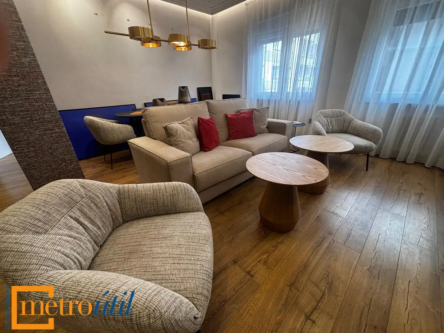 Sala de estar de Piso en venta en Salamanca con Calefacción, Parquet y Amueblado