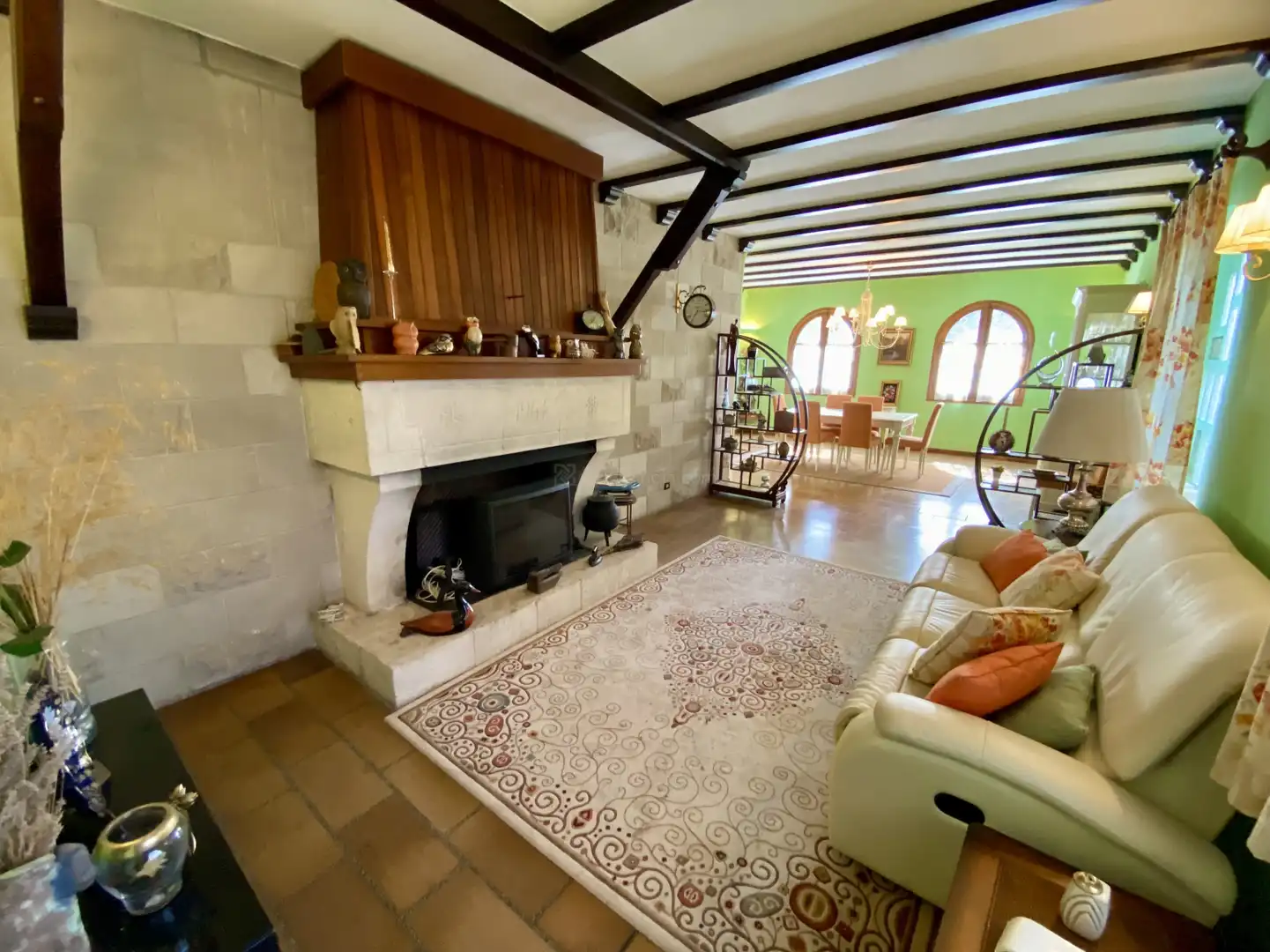 Sala d'estar de Casa o xalet en venda en Nalda amb Calefacció, Jardí privat i Terrassa