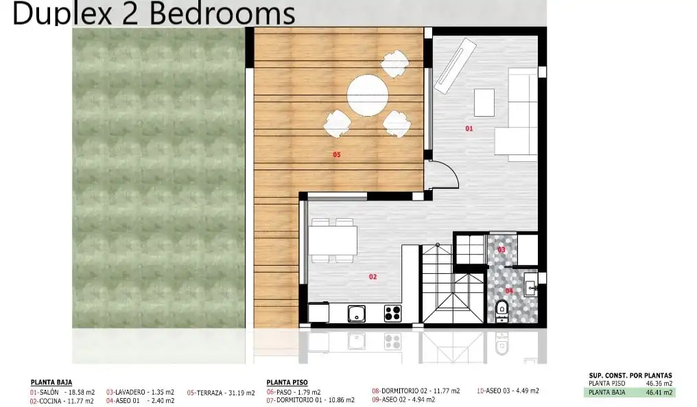 Appartement compact avec terrasse à vendre à Monforte del Cid, imagen 36